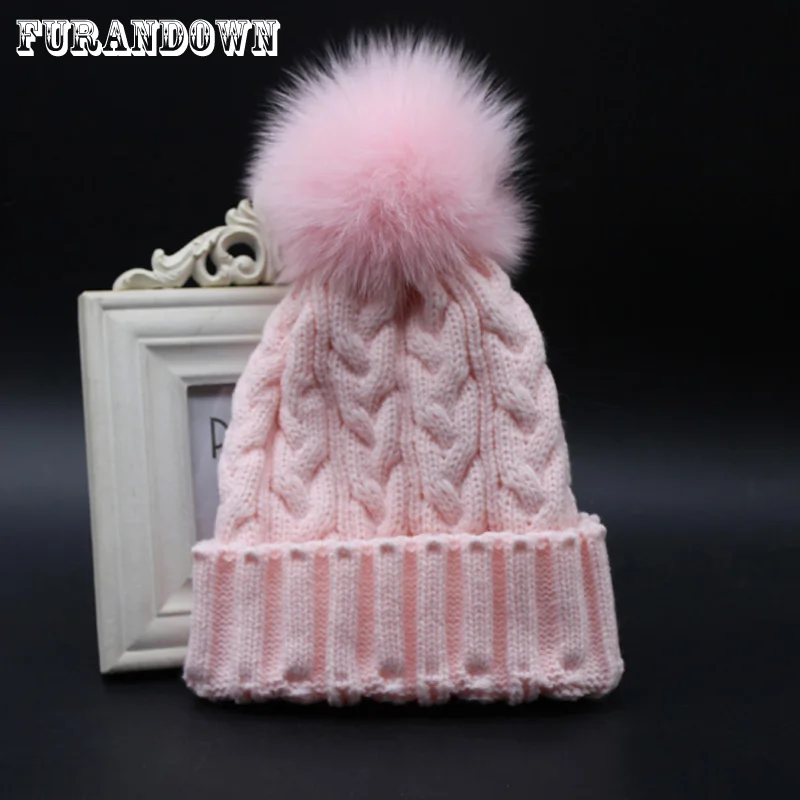 2017 зимние Элитный бренд Круглая Шапка из лисьего меха для женщин меховая шапка с
