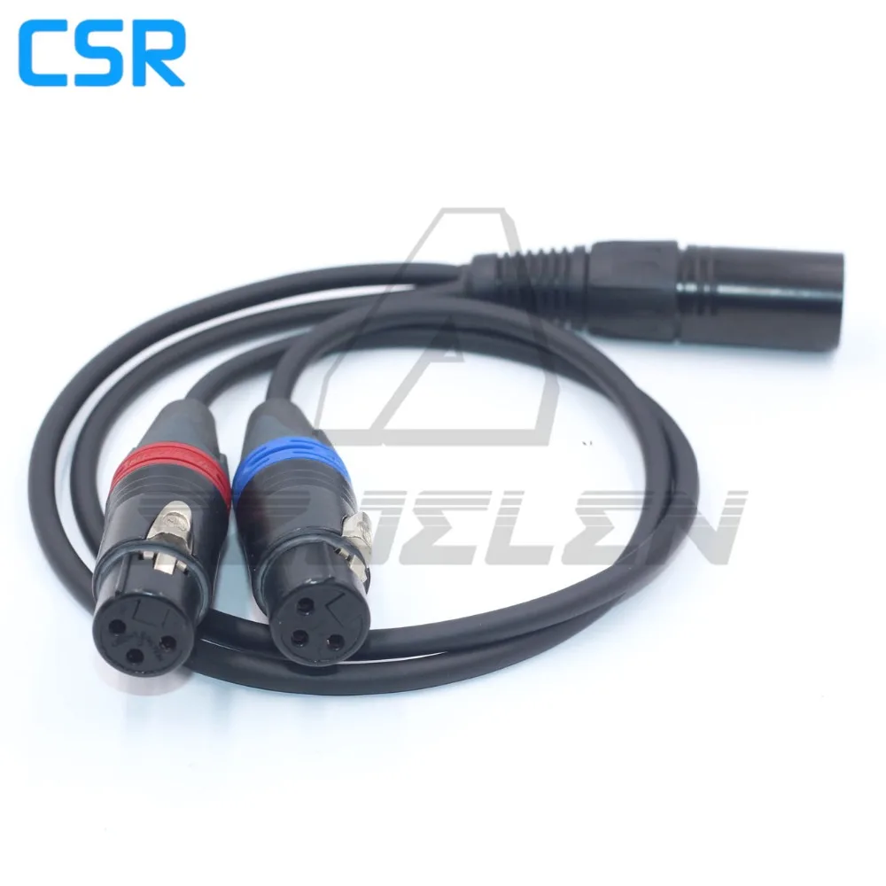 XLR 5PIN штекер (два) 3pin гнездо для ARRI ALEXA XT аудио линии 50 см|Соединители| |