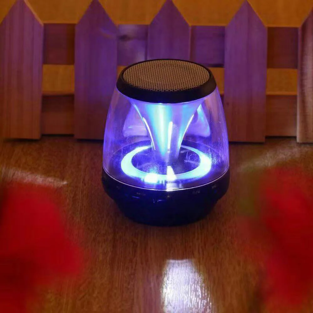 KISSCASE портативный мини Bluetooth LED Smart SpeakerUniversal для iPhone Samsung беспроводной