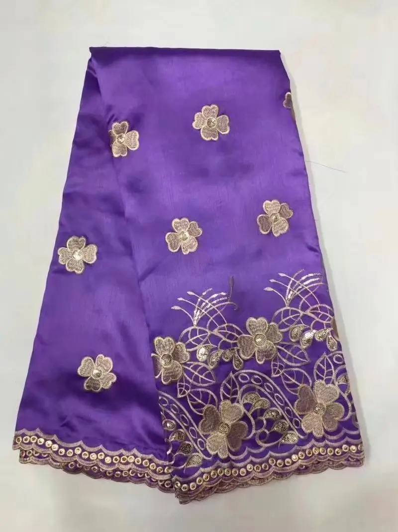 African George Lace Fabric With Sequin 2017 High Quality Latest Nigerian French Embroidery For Wedding Dress | Дом и сад
