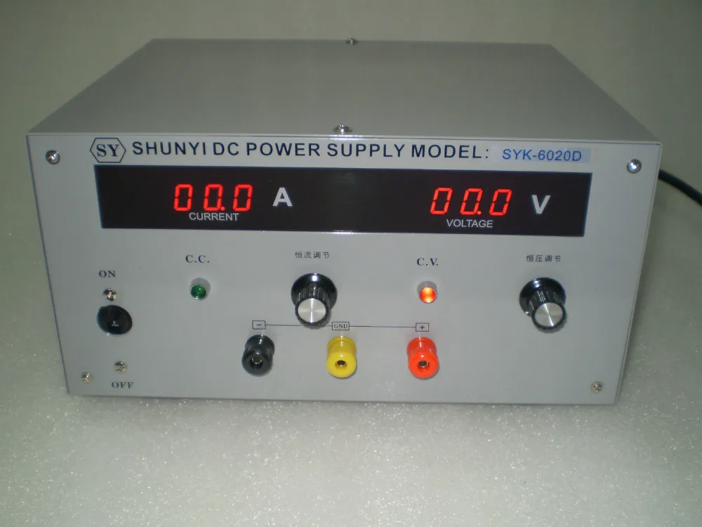 SYK2002D источник питания постоянного тока с выходом 0-200 в 0-2A регулируемый