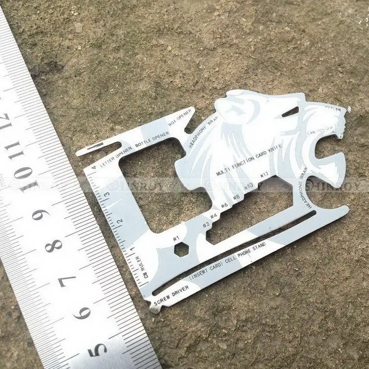 Многофункциональный карточный нож 18 в 1 из нержавеющей стали отвертка карманный