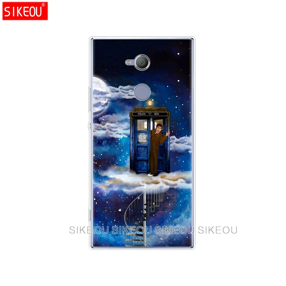 Силиконовый чехол для телефона sony xperia XA1 XA2 ULTRA PLUS L1 L2 XZ1 XZ2 compact XZ PREMIUM Tardis Box Doctor