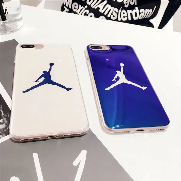 Ultra Slim Blu-ray Michael Jordan Case For iPhone 7 6 6s Plus Silicone Soft Cases Back Cover for 8 Shell Fundas |