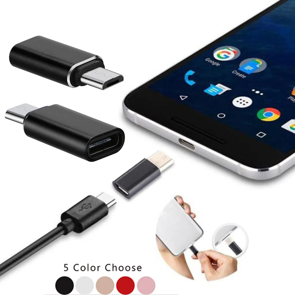 Переходник Micro USB 2 0 Type C к конвертер B для передачи данных и быстрой