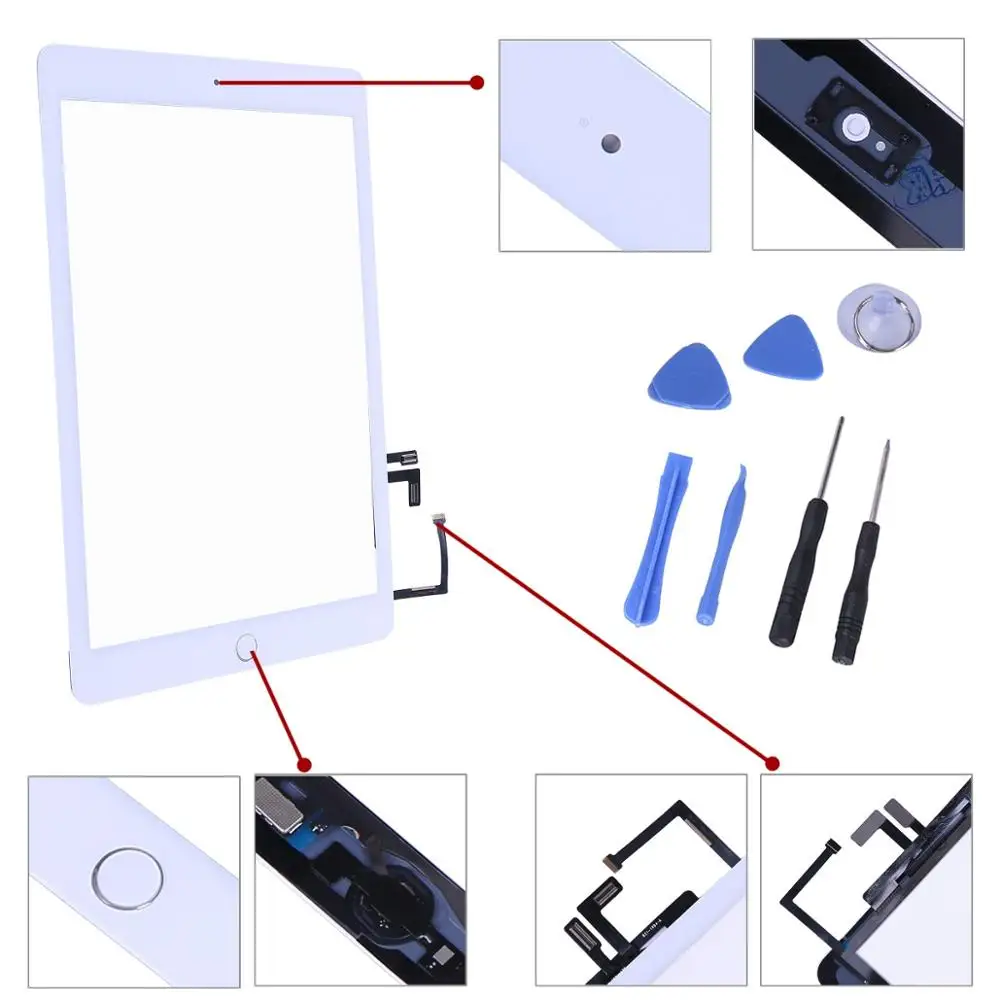 1 шт. для iPad 3 3rd Gen A1416 A1430 A1403 9 7 &quotLCD Внешний сенсорный экран дигитайзер запасная
