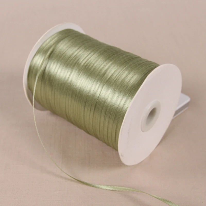 1/8 &quot3 мм атласная лента для упаковки и банта одежды аксессуары 20y/лот 55|satin fabic|ribbon