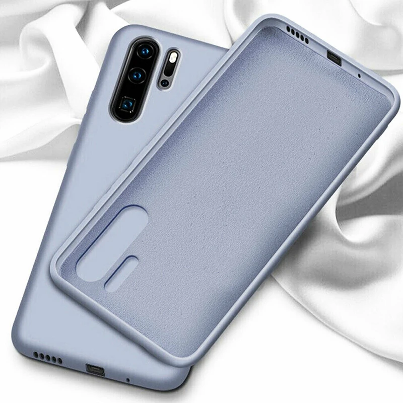 Жидкий силиконовый чехол для huawei P30 P20 Pro mate 20 10 Lite роскошный шелковистый мягкий противоударный чехол для huawei P10 Plus P Smart