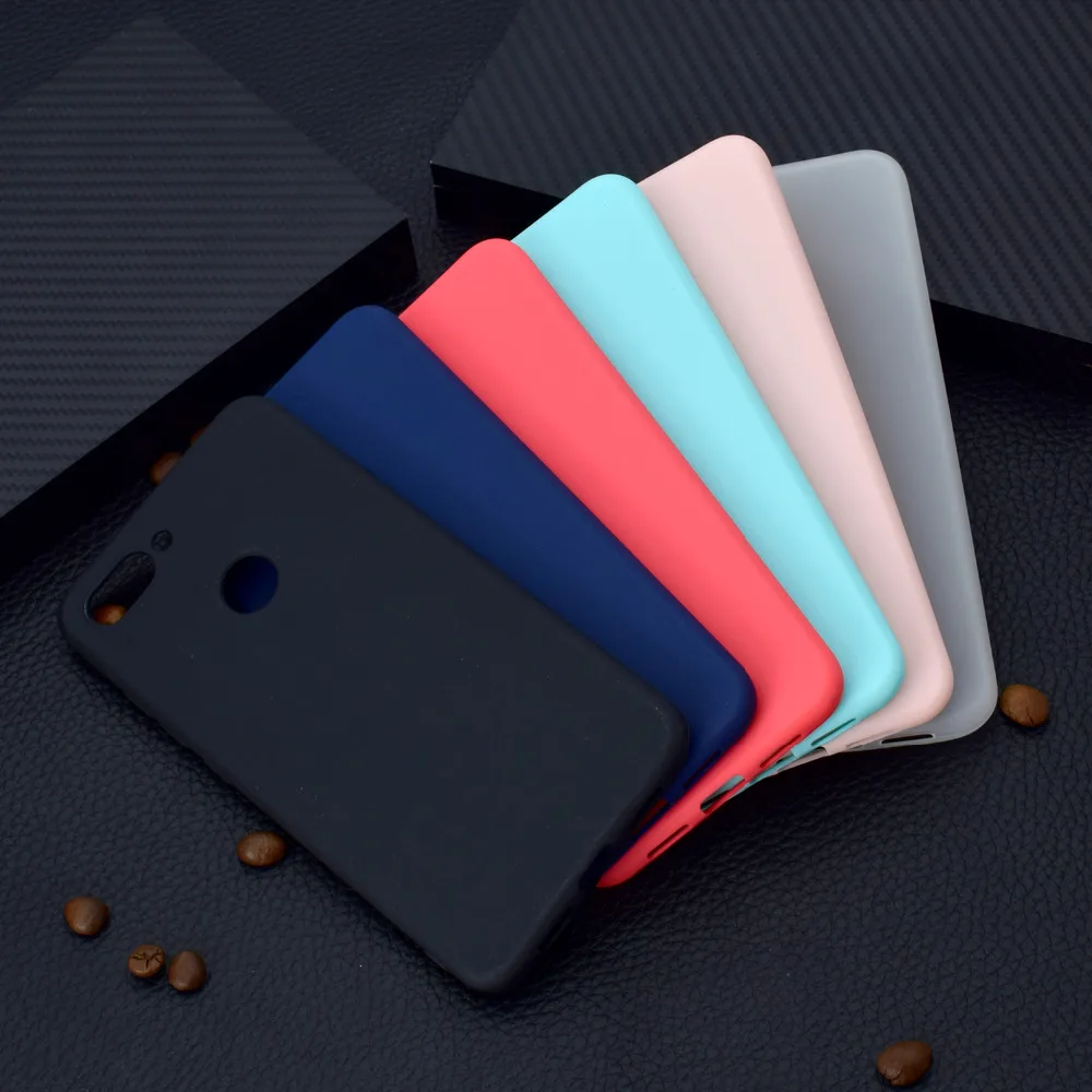 Милый яркий мягкий чехол для телефона Xiaomi 5X 6X A1 A2 матовый цветной | Мобильные