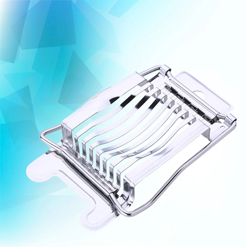 Durable Stainless Steel Egg Slicer with Cutting Wires Multifunctional Boiled Soft Food | Дом и сад