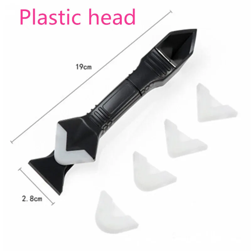 Plastic Onnfang Профессиональный скребок клеевой триммер клеевой шпатель герметик шпатель строительный инструмент стеклоочиститель герметик скребок ручной инструмент - Цвет: Plastic