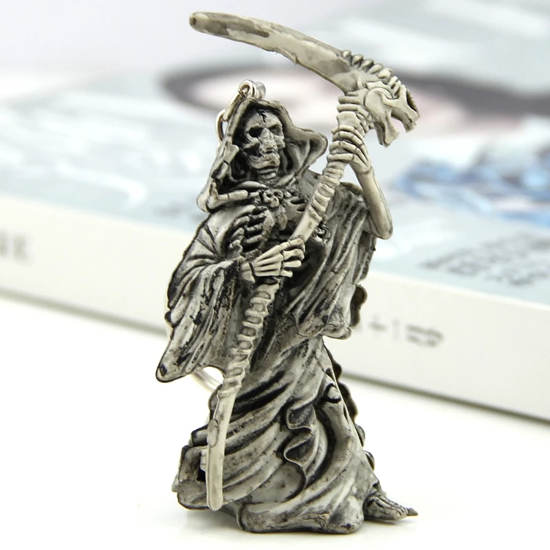 Devils резиновые Ghostmaster кости скелета брелок серп кошелек сумка Keyring Y102|keychain rubber|bags