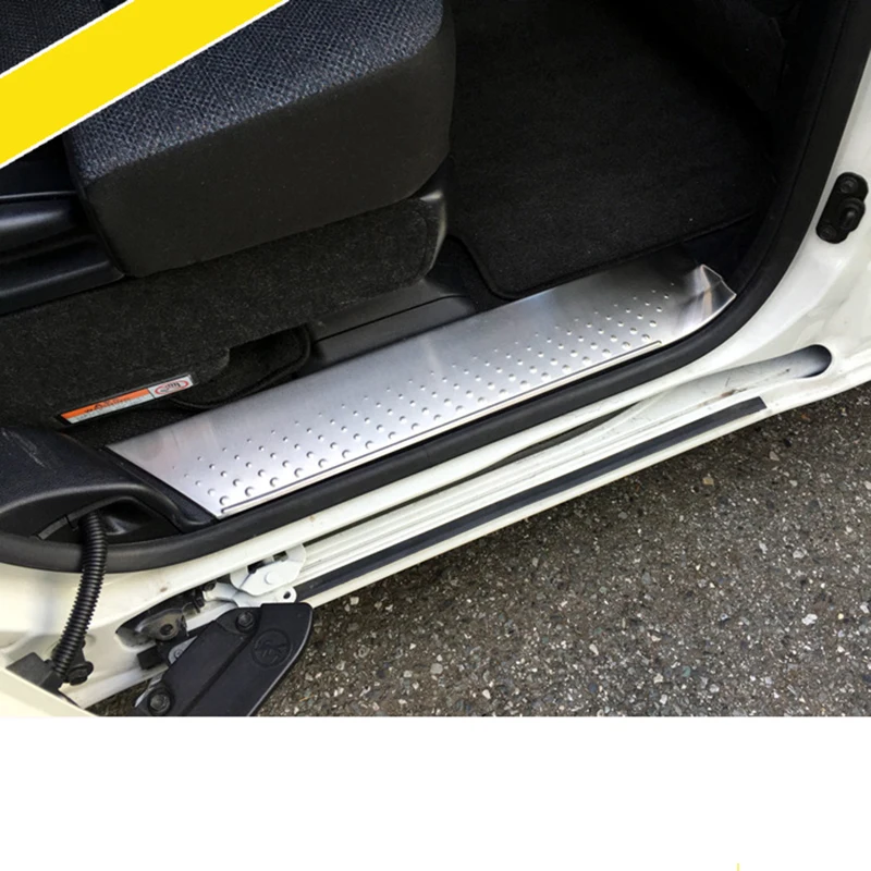 

lsrtw2017 stainless steel car door sill car door Threshold bar for toyota sienta 2015 2016 2017 2018 2019 XP170 2nd generation
