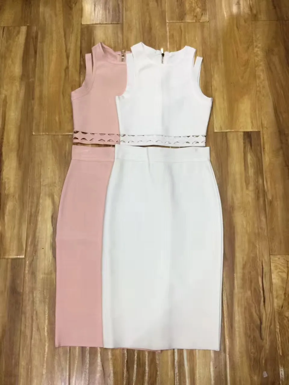 2017 г. женские Круглая горловина без рукавов на молнии выдалбливают розовый