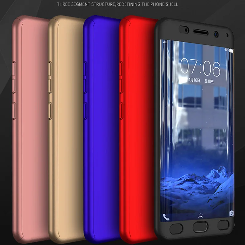 360 Degree Full Protection + Tempered Glass Bags Case For BBK Vivo Xplay 5 Hard PC Phone Coque Matter Cover for 6 |