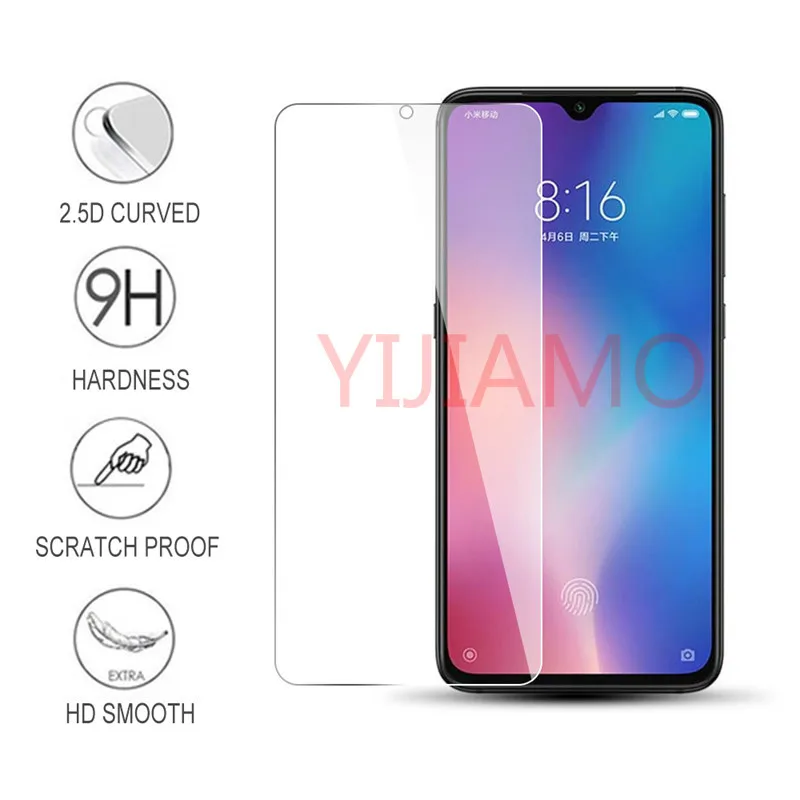 2 шт. закаленное стекло для XiaoMi 9, Защитное стекло для телефона для XiaoMi Mi 9 se XioMi Mi9 T pro pelicula de vidro