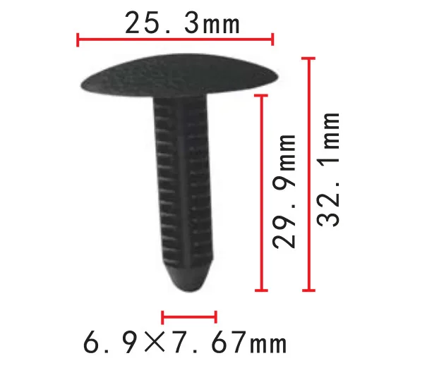 Shhworldsea 100 шт. автомобильные клипсы и крепежи для автомобиля хомут Боковая Отделка
