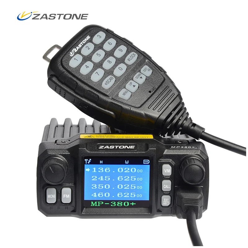 Zastone MP380 + мини автомобильный мобильный радиоприемопередатчик VHF/UHF 25 Вт/20 Вт Quad Band