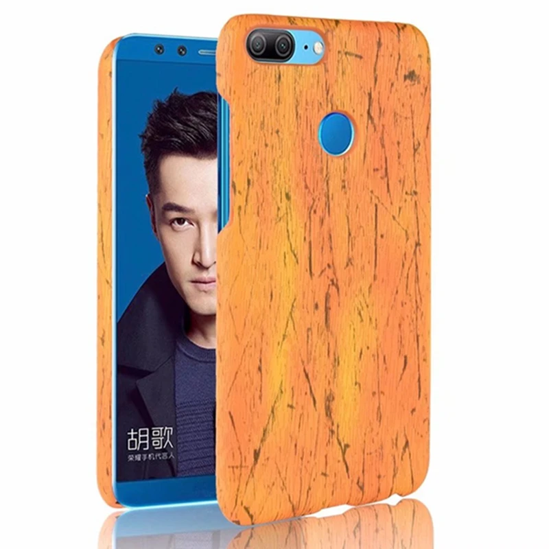 Дерево Искусственная кожа для honor 9 Lite Защитный чехол КРЫШКА ДЛЯ имиджевый задняя