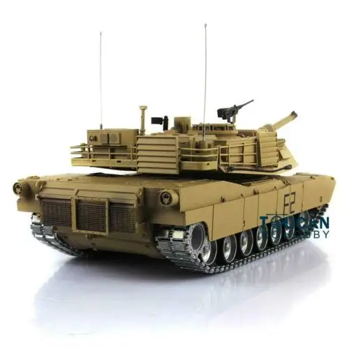 Henglong 1/16 масштаб 6,0 настроить Abrams rc Танк 3918 360 револьверная отдача ствола TH12945
