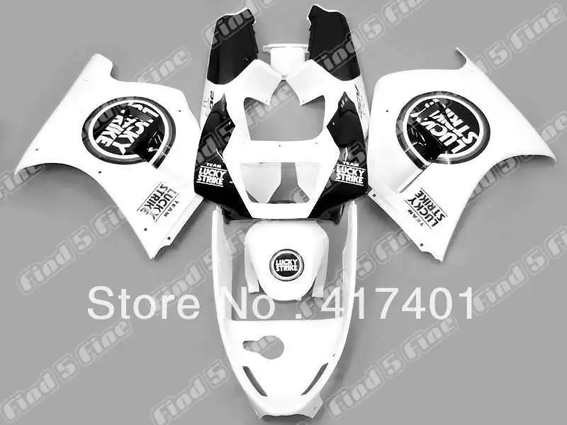 

white black fairings for SUZUKI RGV250 91 92 93 94 95 96 VJ22 91-96 RGV 250 1991 1992 1993 1994 1995 1996 1991-1996 fairing kit