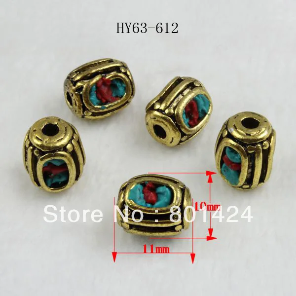 free shipping 63-612 8pcs diy jewelry finding bali nepal beads copper based | Украшения и аксессуары