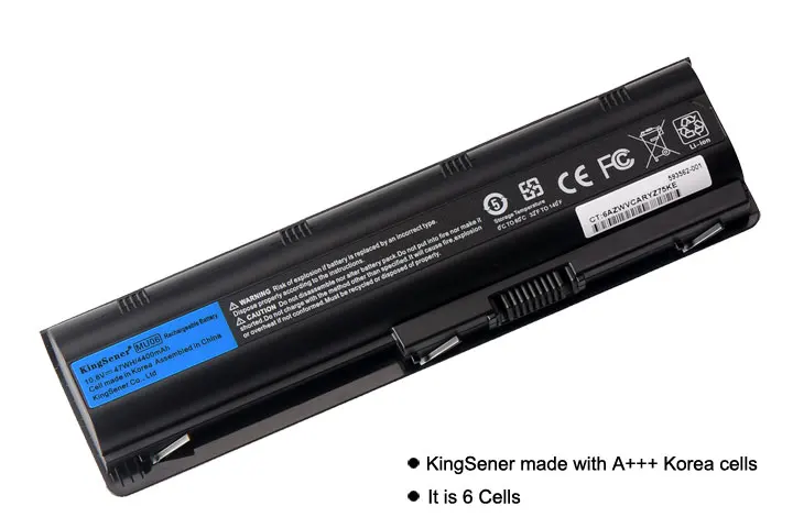 KingSener Корея сотовый MU06 ноутбук Батарея для hp павильон G4 G6 G7 CQ42 CQ32 G42 CQ43 G32 DV6 DM4 G72 593562-001 аккумулятор большой емкости 10,8 V 47WH