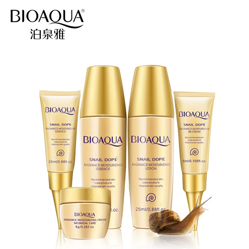 Bioaqua Брендовый уход за кожей 5 шт. отбеливание увлажняющий лосьон сути крем для
