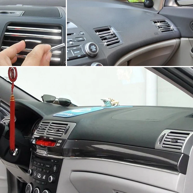 Новейший 4 м u-образный DIY Автомобильный Стайлинг интерьер вентиляционное