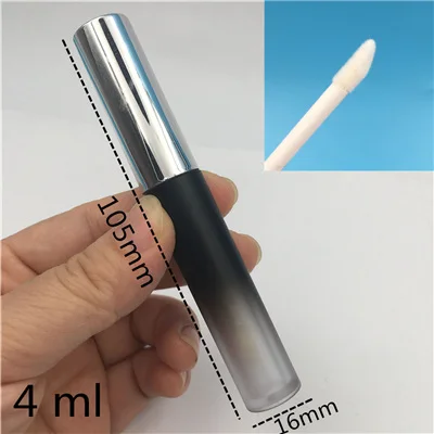 4 ml Lip gloss tube 50 шт. 5 мл прозрачный пластиковый блеск для губ тюбики для подводки глаз Тушь для ресниц косметические пустые упаковочные контейнеры - Цвет: 4 ml Lip gloss tube