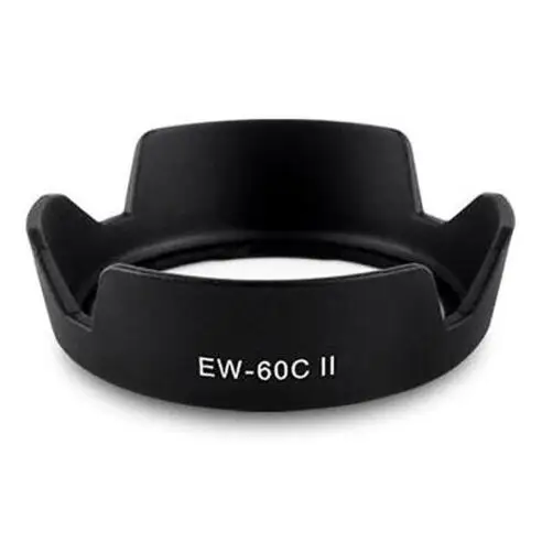 Камера EW-53 EW-63C EW-73B EW-78D цветок Форма кожух линзы Кепки для Canon EF-S фирменнй переходник для объектива Canon 18-55 мм f/3,5-5,6 IS STM Камера аксессуар - Цвет: EW 60CII