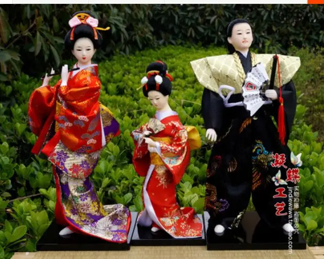 Японская кукла гейши Master японские предметы мебели и подарок шелковое кимоно для