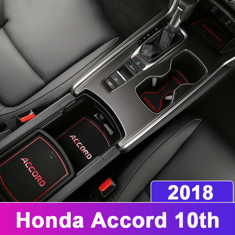 Резиновые коврики для дверей автомобиля Honda Accord 10th 2018 Нескользящие Коврики