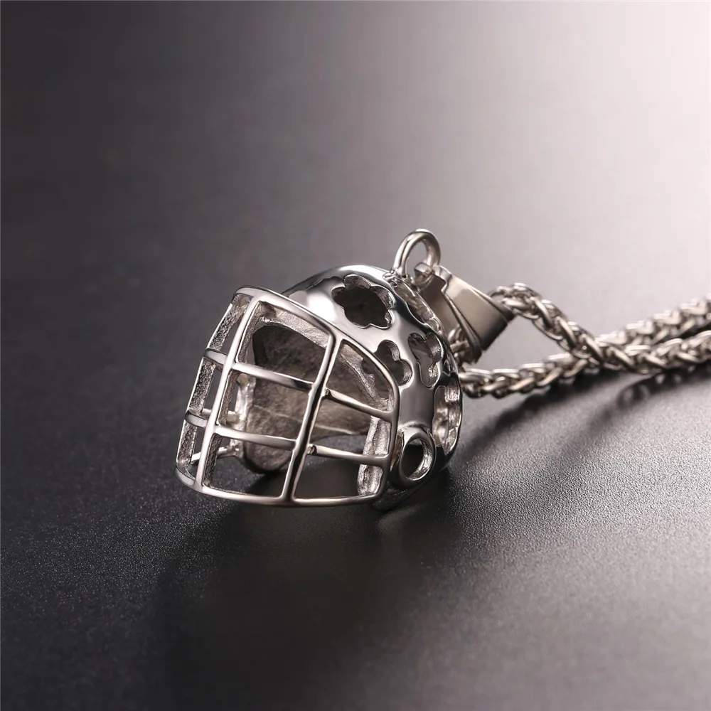 Ожерелье с подвеской золотого/черного/из нержавеющей стали для мужчин/женщин