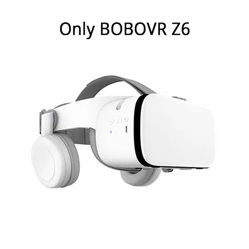 Only BOBOVR Z6 Bobovr Z6 VR 3D очки Виртуальная реальность мини картонный шлем VR очки гарнитуры BOBO VR для 4-6 дюймов мобильного телефона dvd фильмы - Цвет: Only BOBOVR Z6