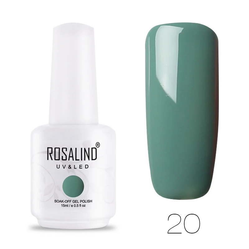 RH20 ROSALIND Гель-лак для ногтей Набор для маникюрный лак Vernis полуперманентный УФ все для ногтей искусство основа грунтовка Гель-лак верхнее покрытие - Цвет: RH20