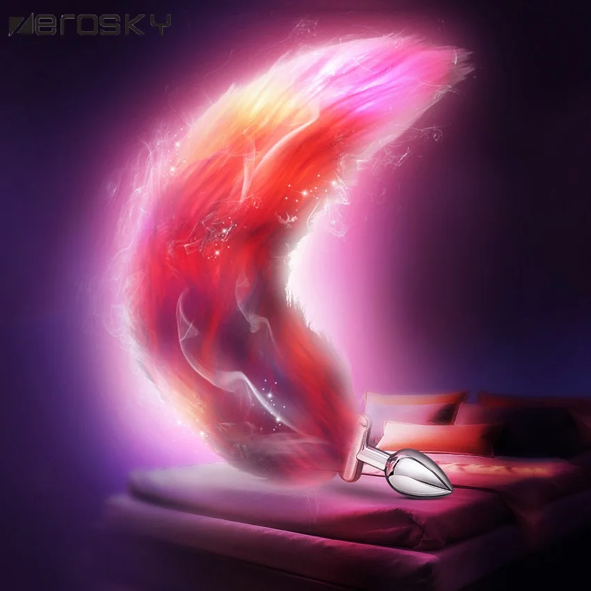 Zersoky сексуальные игрушки лисий хвост Анальная пробка БДСМ флирт анус для женщин