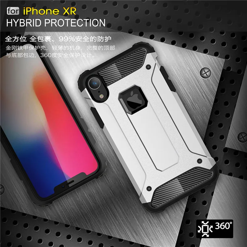 Для iPhone XS Max гибридный прочный защитный чехол для iphone 11 Pro 8 7 6 6s Plus X XR Xs Жесткий