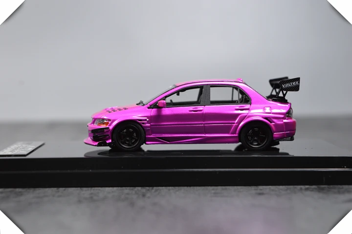 Новый литой металл 1:64 Mitsubishi Evo Vii семь поколения переделка модель автомобиля