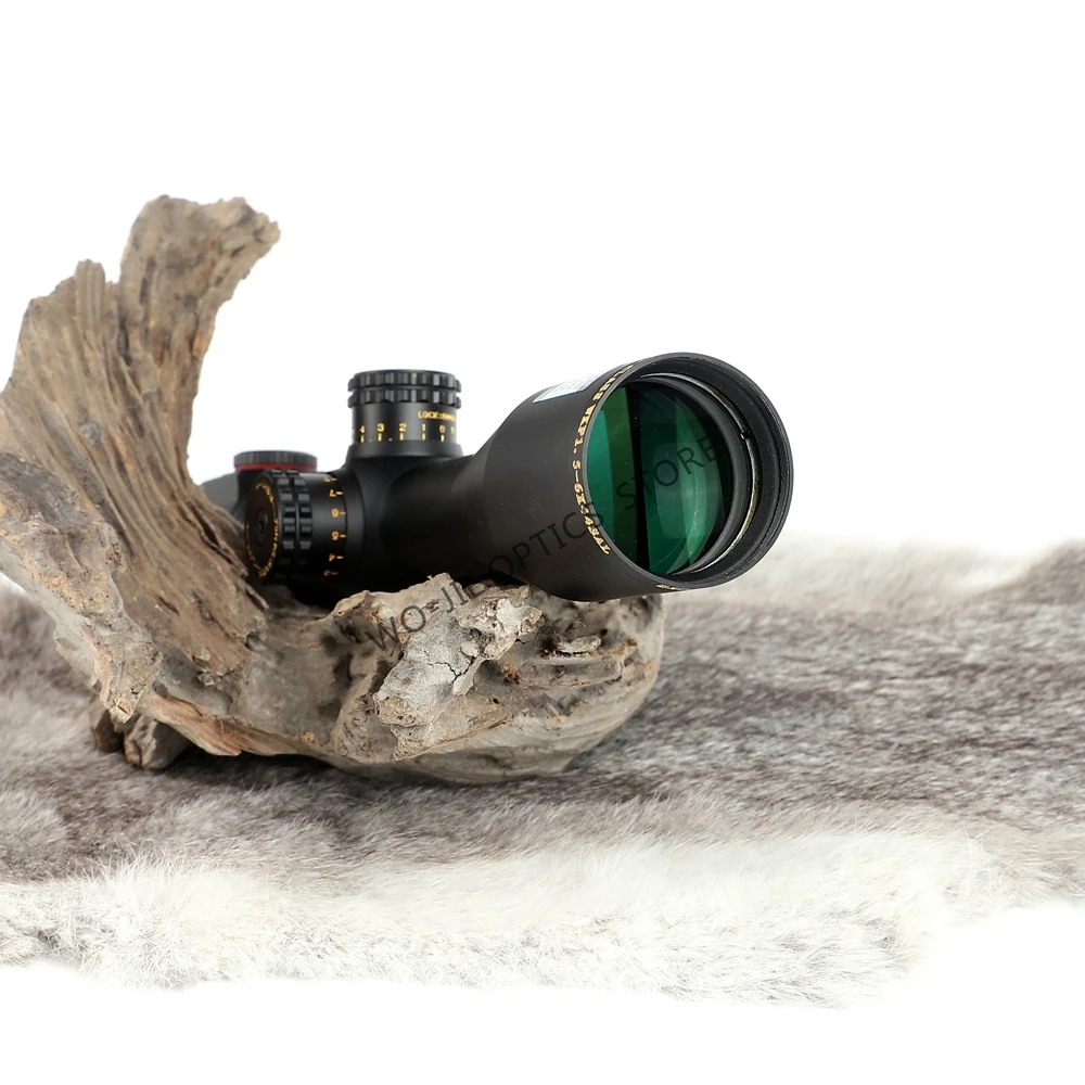 SNIPER1.5 6X24 охотничьи прицелы тактический оптический прицел полный размер стекло