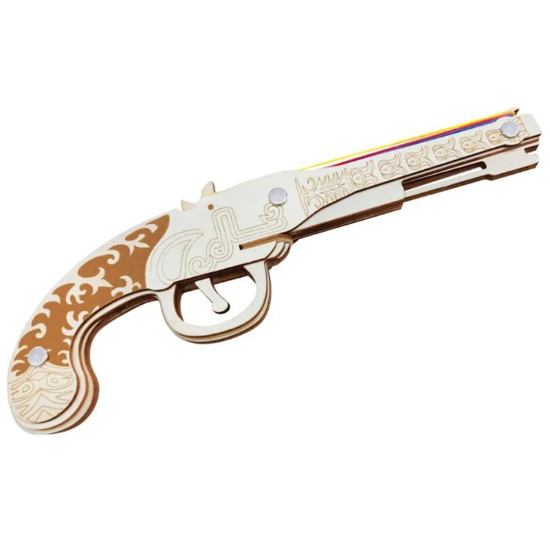 Flintlock officer изобрел мушкетный игрушечный пистолет новой сборки DIY обучающая