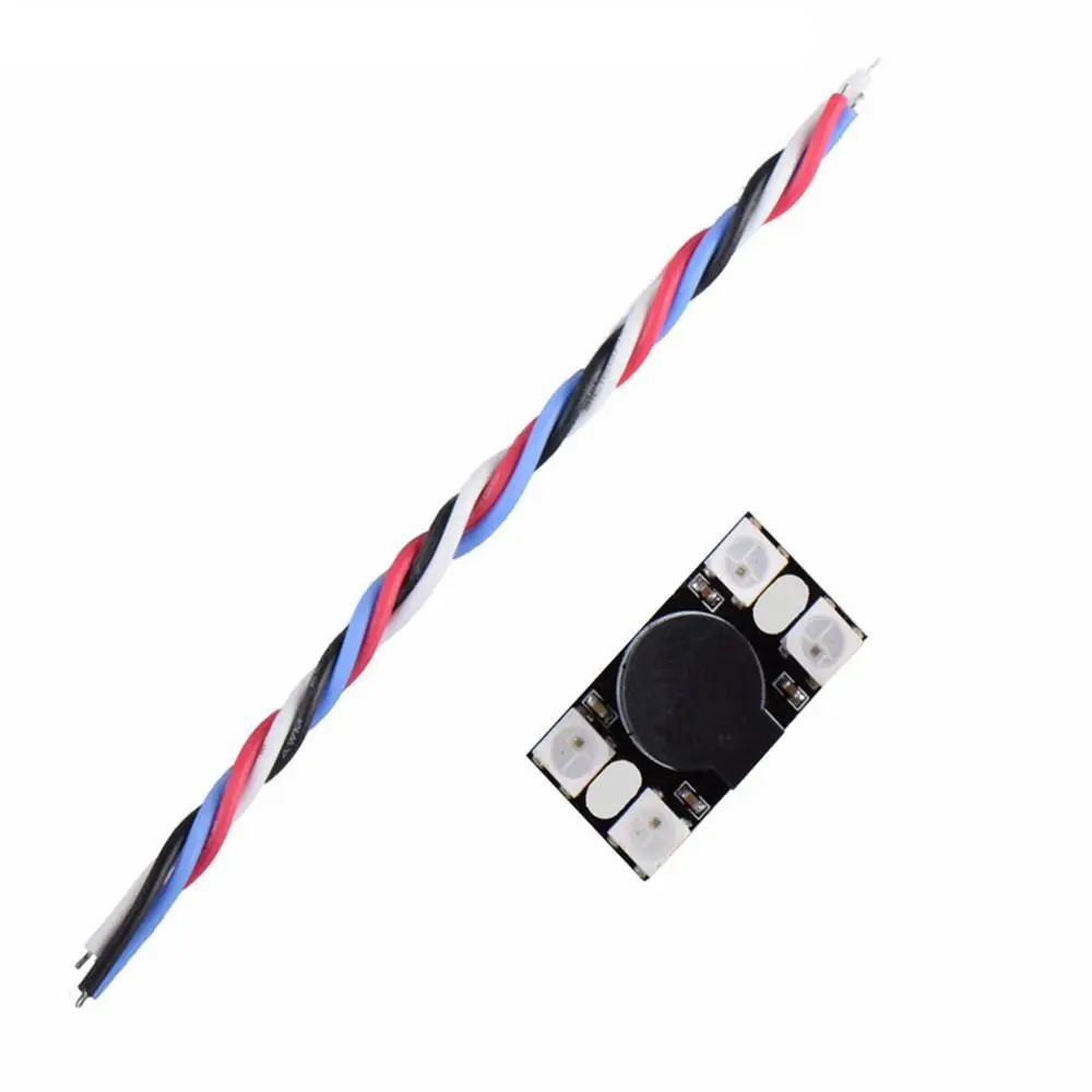 LeadingStar 110DB супер громкий звуковой активный зуммер с WS2812 светодиодный светильник