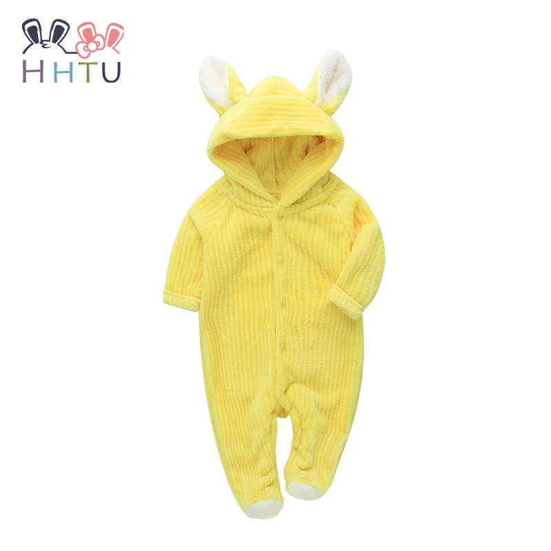 Style4 HHTU/весенне-осенняя одежда для малышей; фланелевая Одежда для маленьких мальчиков; комбинезон с рисунком животных; Комбинезоны для маленьких девочек; одежда для малышей; пижамы - Цвет: Style4