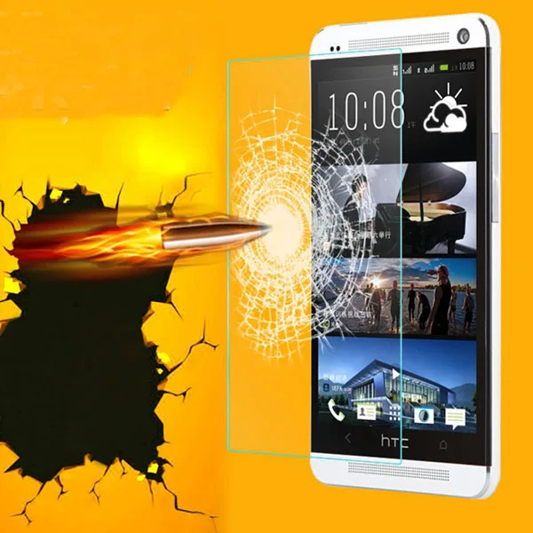 Закаленное стекло для HTC M7 защитная пленка экрана ONE Защитная телефона | Мобильные