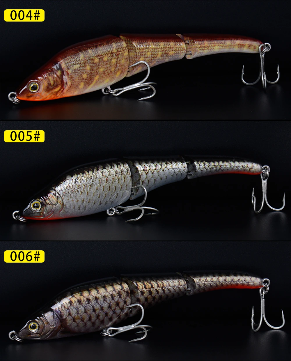 130 мм 22 г медленное погружение шарнирная приманка Swimbait 3 Сегменты Jerkbait приманка для рыбалки карандаш снасти