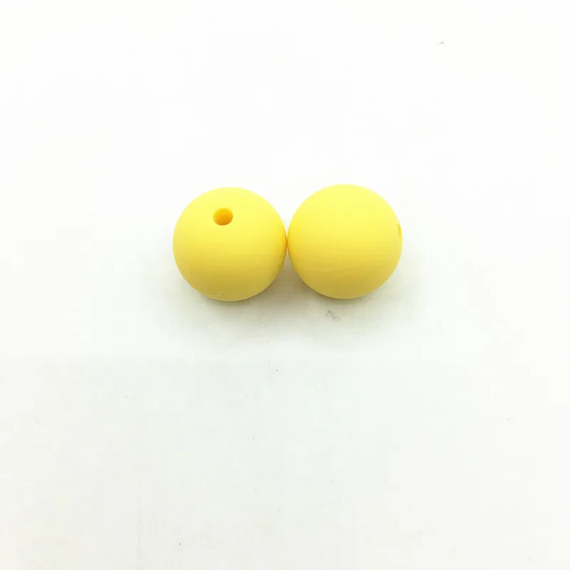 yellow 10 мм 1000 шт Силиконовые Ожерелья s бусины для прорезывания зубов набор колье DIY BPA бесплатно силиконовые детские Прорезывания Зубов Бусины Оптом - Цвет: yellow