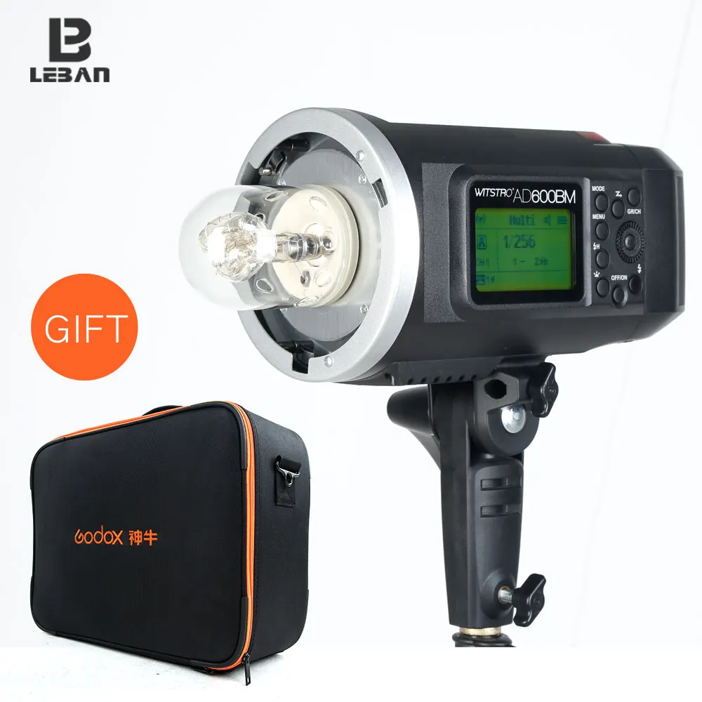 Godox AD600BM Bowens Mount 600Ws GN87 Высокоскоростная синхронизация наружной вспышки стробоскопа с 2,4G беспроводной системой X, аккумулятор 8700 mAh
