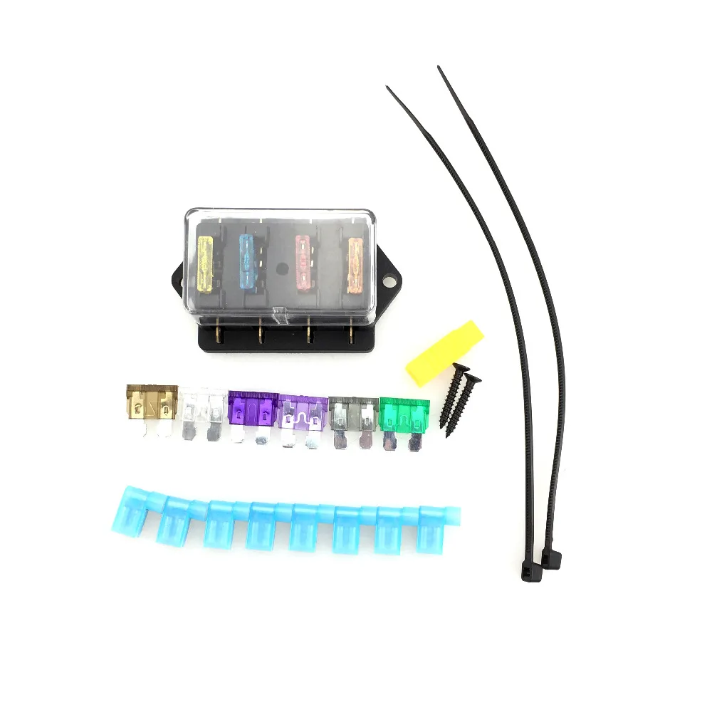 Автомобильный УВД АТО Водонепроницаемый с предохранителем 10 шт. и DC12V 24V 4 Way цепи