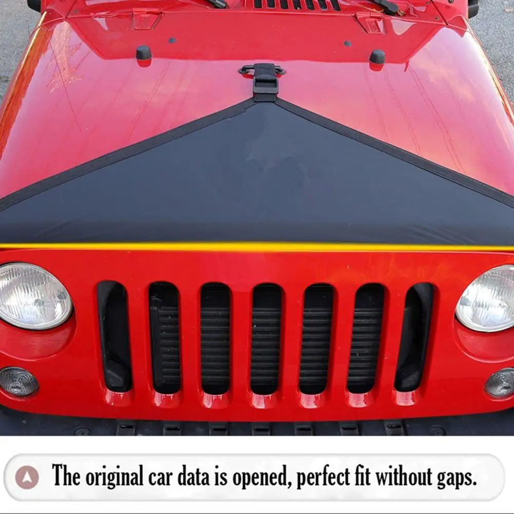 Брезентовый капот двигателя для Jeep Wrangler TJ 1997-2006 наружная Защитная крышка