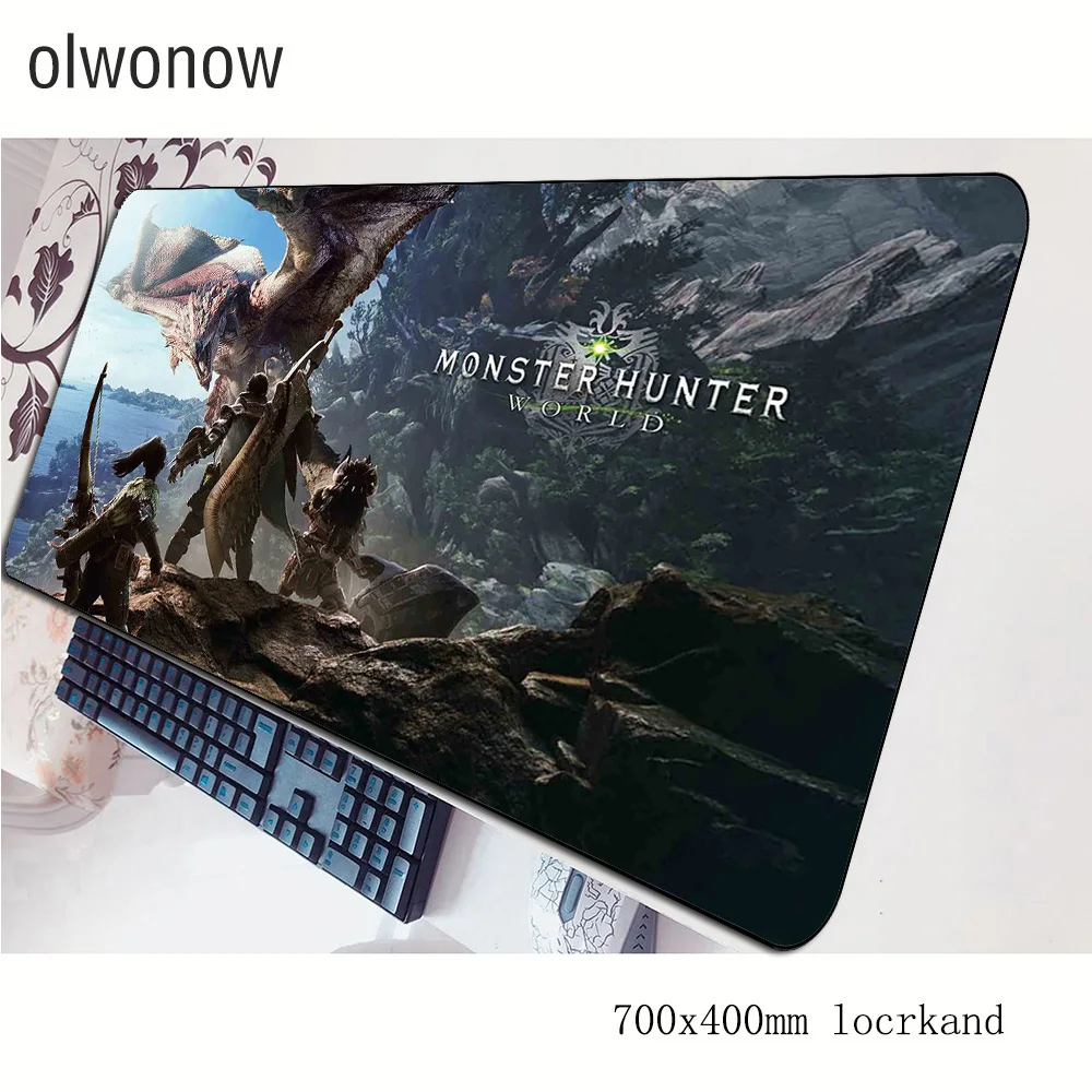 Коврик для мыши monster hunter 700x400x3 мм игровой коврик большой персонализированный